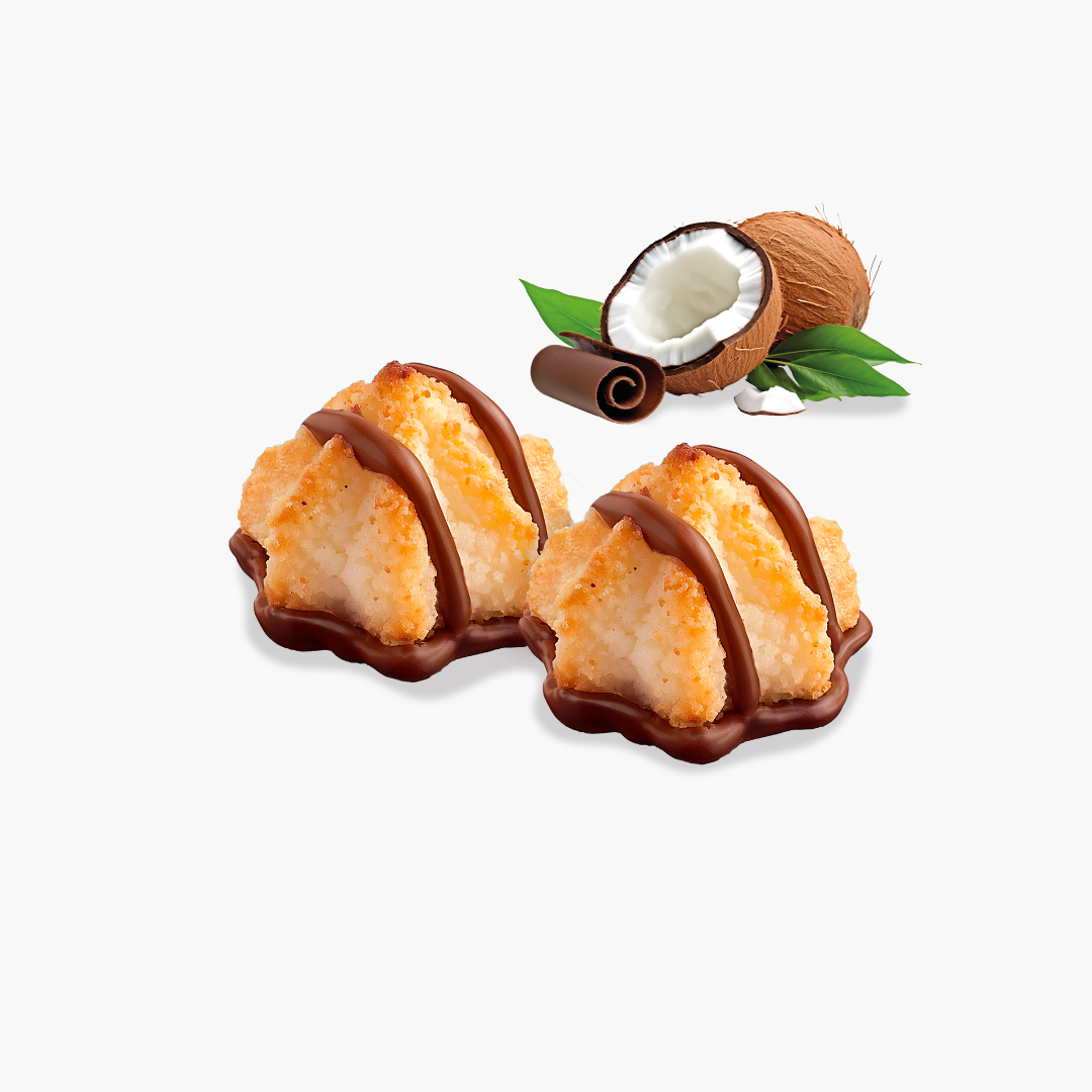 Bocconcini di cocco zebrati